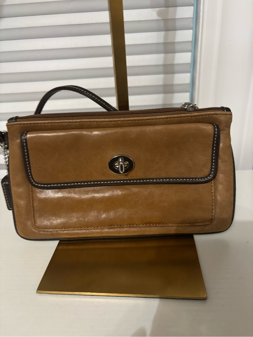 Coach Turnlock Wristlet